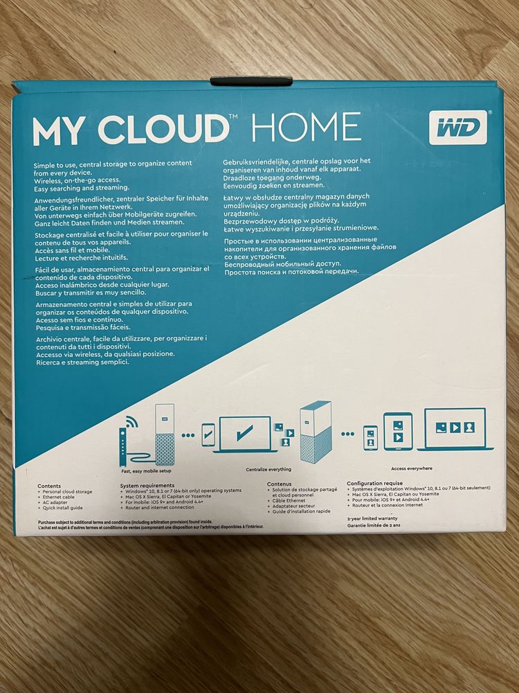 Personal Cloud Storage WD My Home