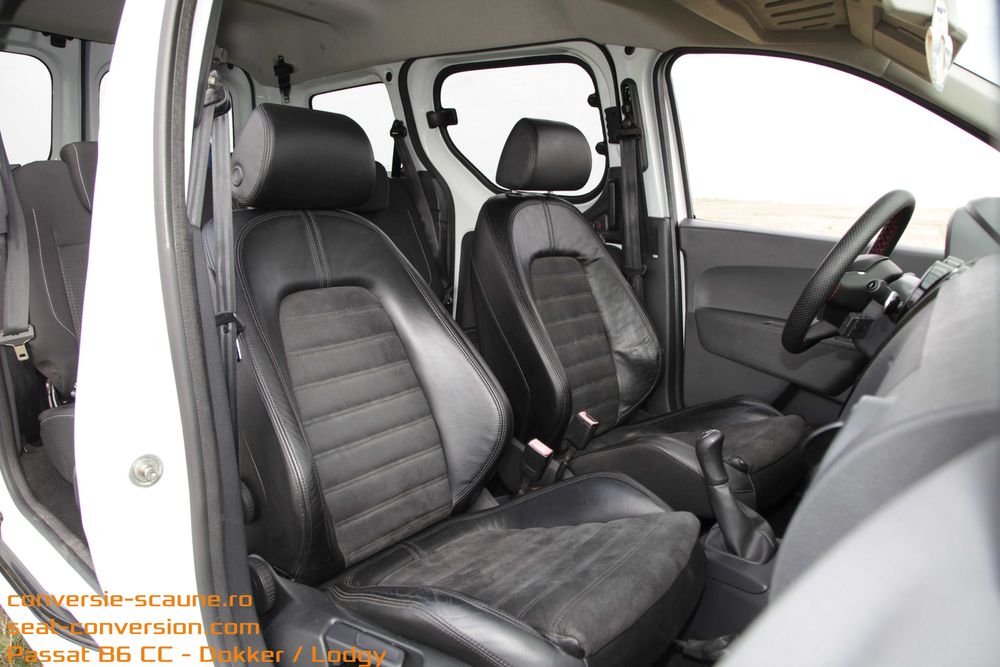 Sistem adaptare scaune de Passat B6 CC pe Lodgy Dokker