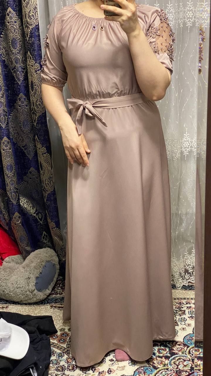 Платье в пол 46 размер производство Бишкек. Узун койлак 46 размер