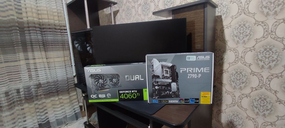 Игровой компьютер ASUS + монитор MI27" 75Hz