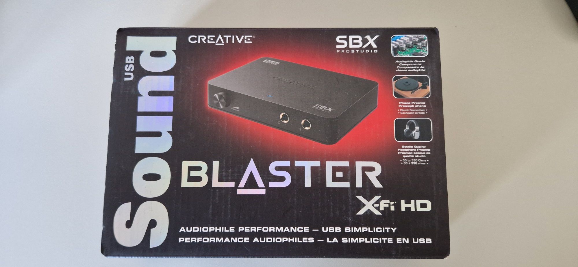 Placa de sunet Creative Sound Blaster X-Fi HD USB