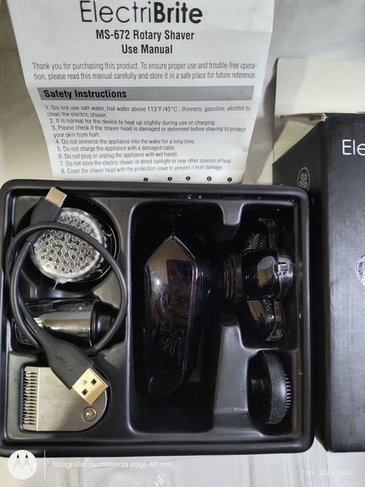 Aparat de ras electric brite