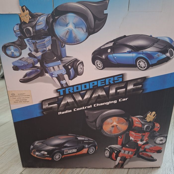 Машинка-трансформер на радиоуправлении