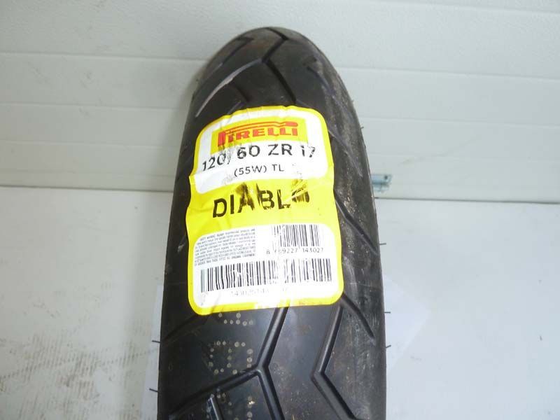 Мото гума 120/60 - 17 pirelli diablo f 55w tl