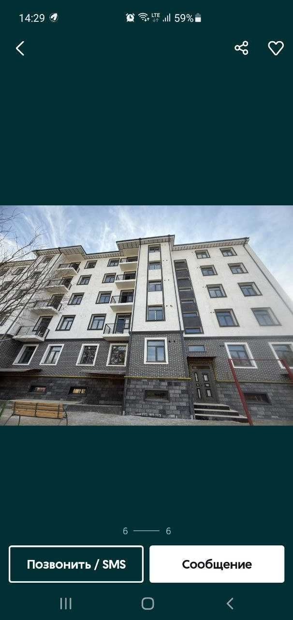 Квартира сотилади новостройка 1 етаж подвал хам бор