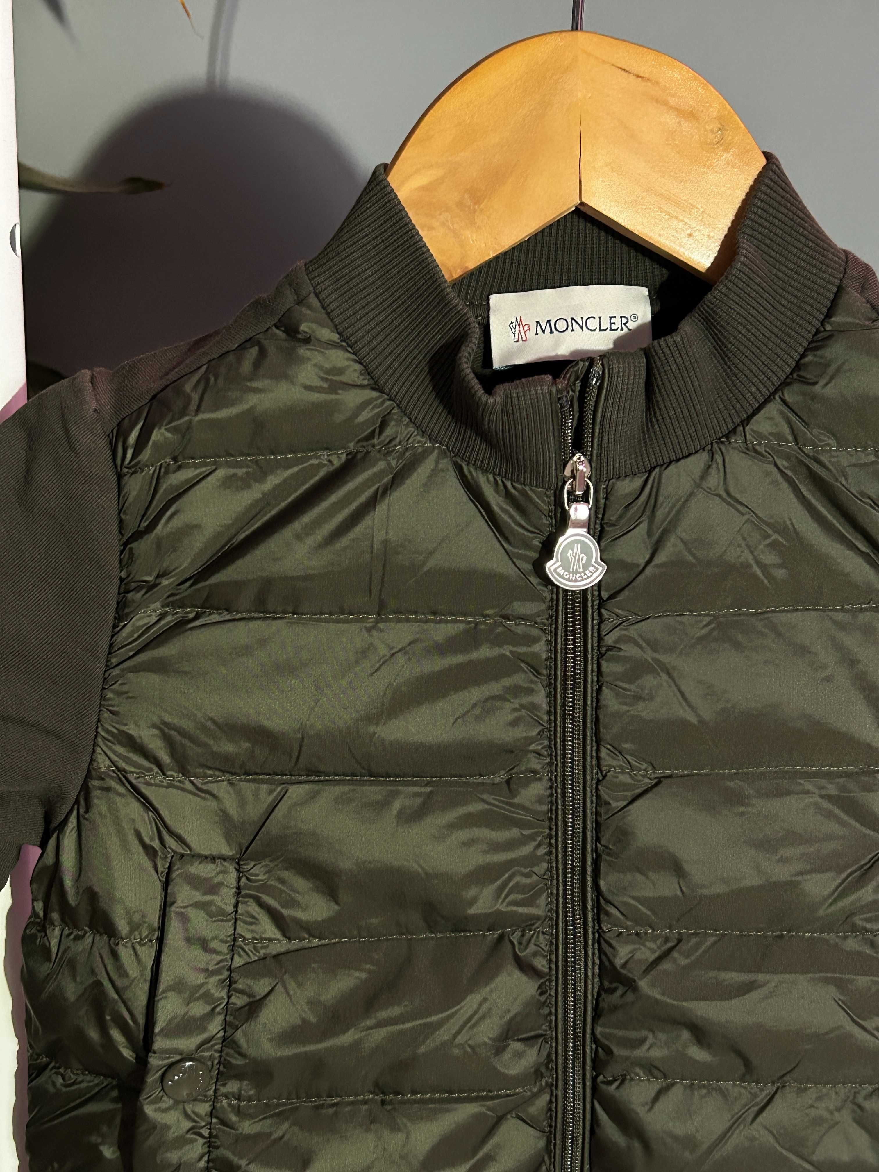 Moncler Bomber Dark Green Jacket Kids 6y
