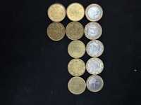 Monezi de colecție (2 euro , 1 euro ,50 centi)
