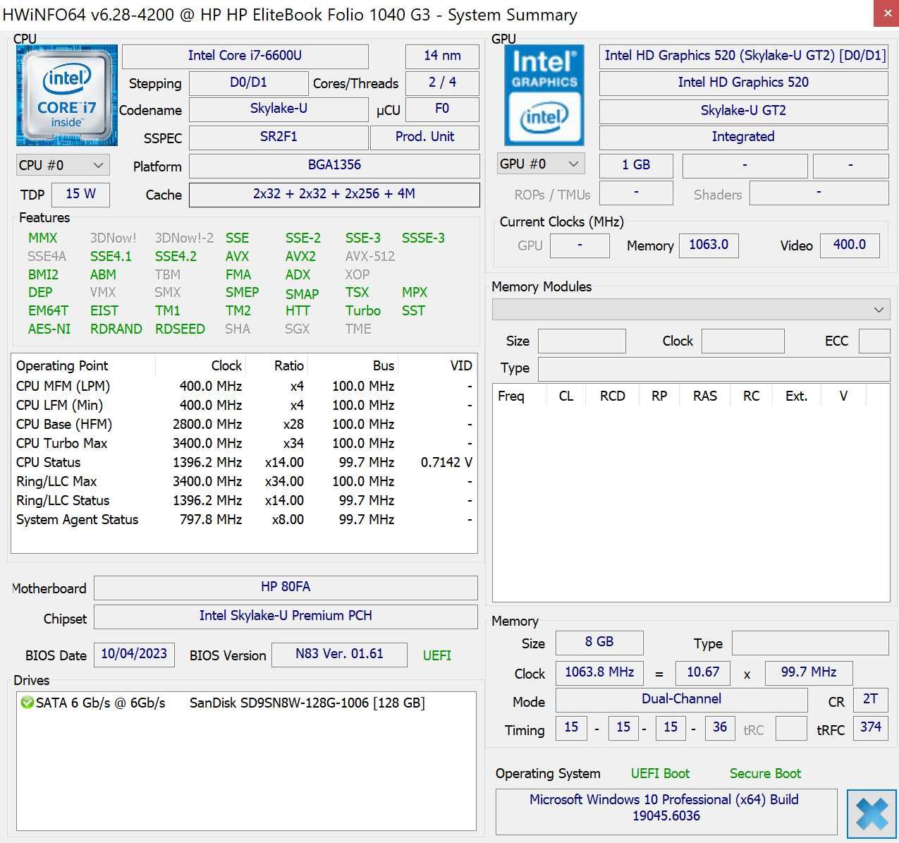 +Гаранция! Тъчскрийн! Touchscreen! Лаптоп HP Intel Core i7-6600U