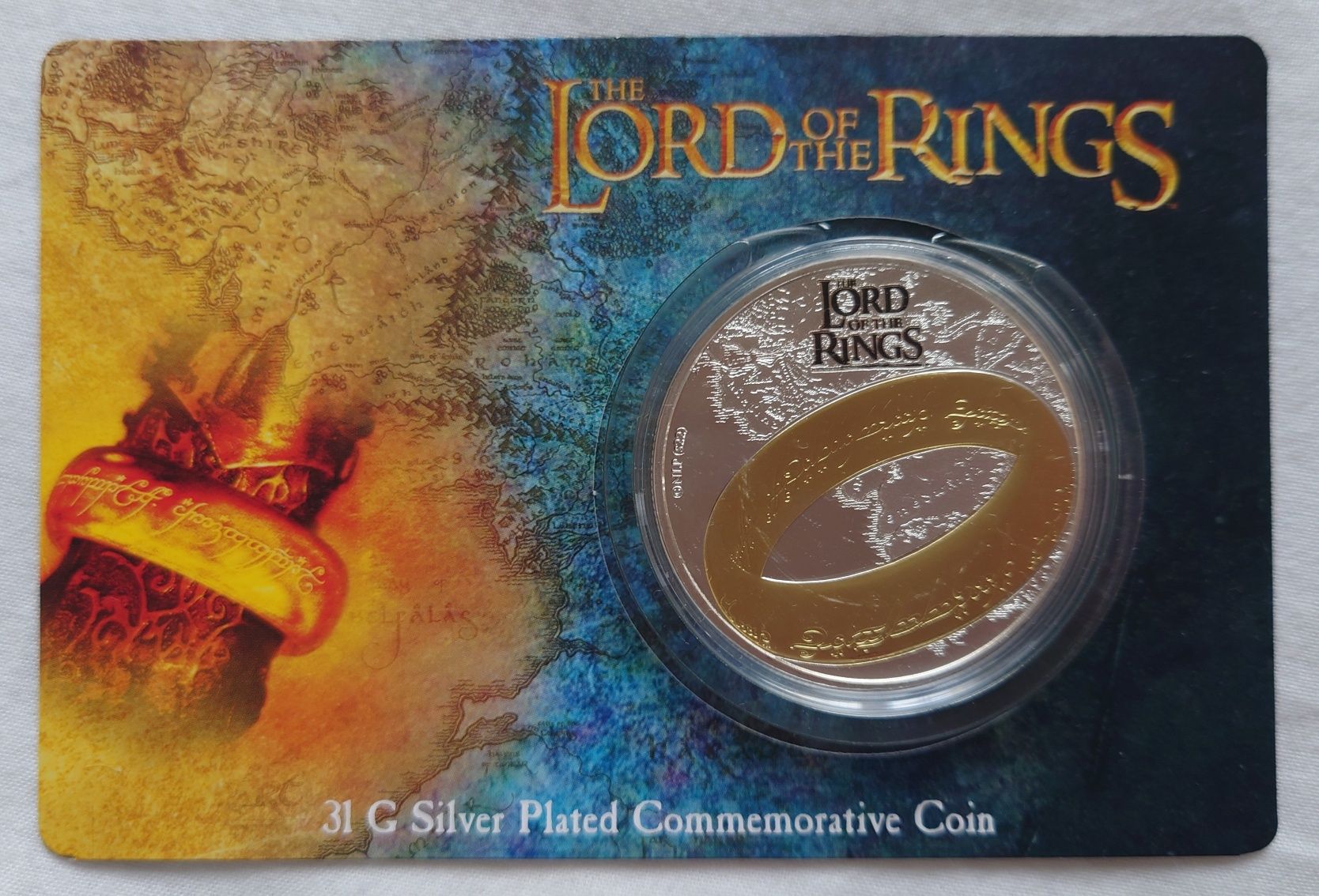 Moneda argint in capsula, Noua, Lord of the Rings, Stăpânul inelelor