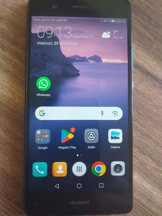 Huawei P9 folosit baterie 3 zile funcționează impecabil