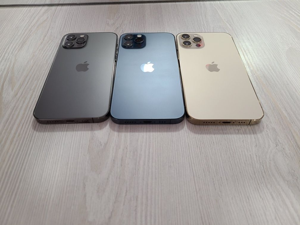 Iphone 12 Pro Bleck Gold Bluee 128 GB