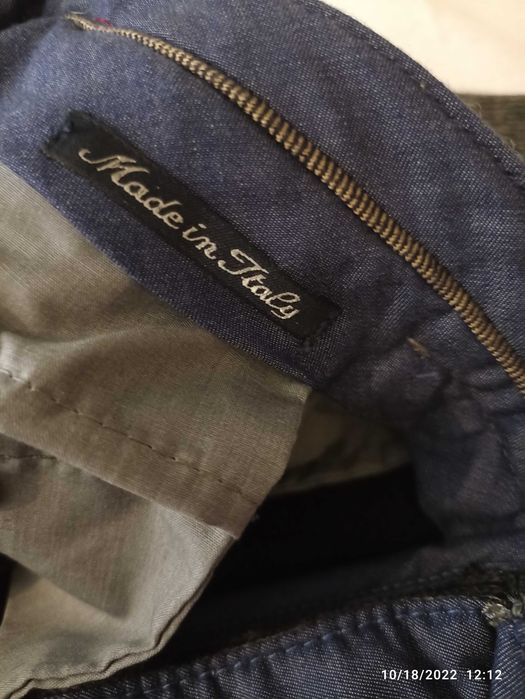 Pantaloni Eleganti MATHS 50% Lana + 50 Bumbac . Made in Italy !