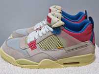 NIKE JORDAN 4 RETRO X UNION LA GUAVA ICE, 47.5 номер, обувани 1 път, к
