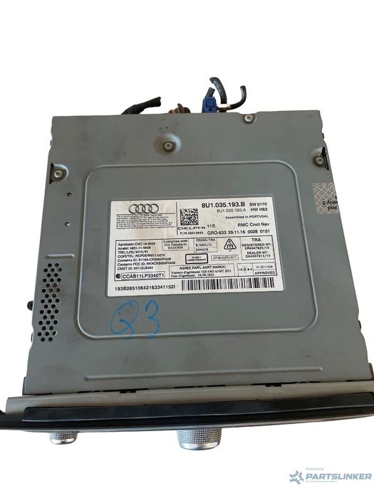 Unitate/navigatie MMI AUDI Q3 8U 2011 - 2018 8U1035193B
