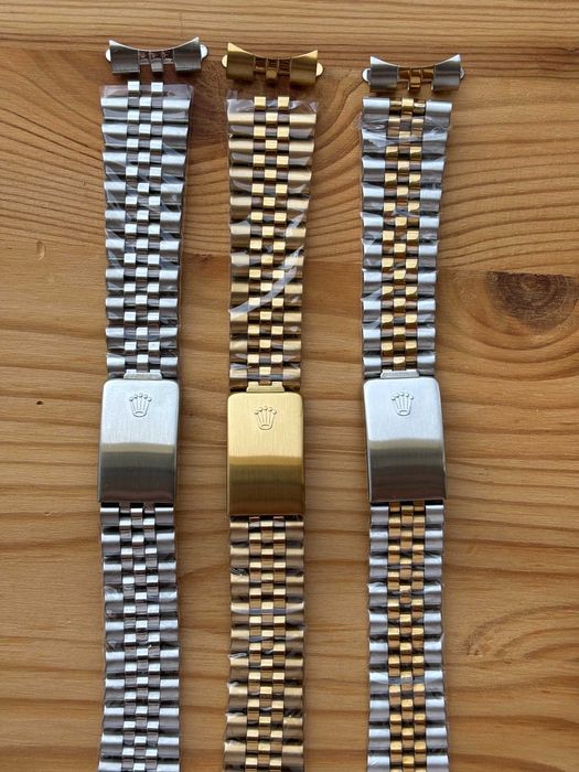 Bratara/curea pentru ceas Rolex Jubilee 20 mm, otel inoxidabil