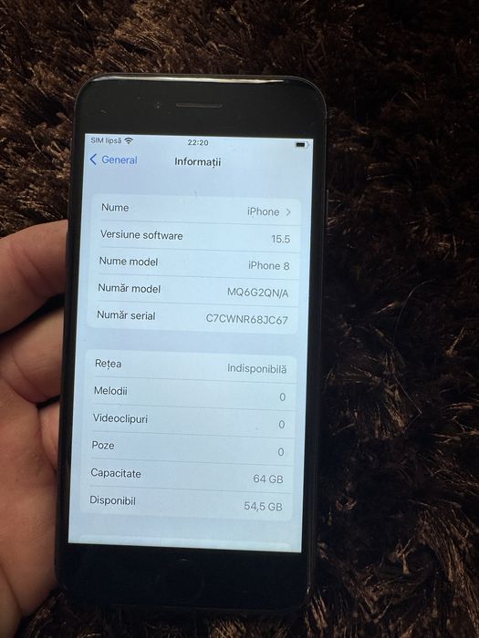 Iphone 8 64gb,baterie 97%