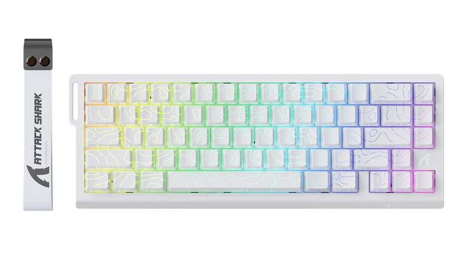 Магнетична клавиатура ATTACK SHARK X68 HE Rapid Trigger