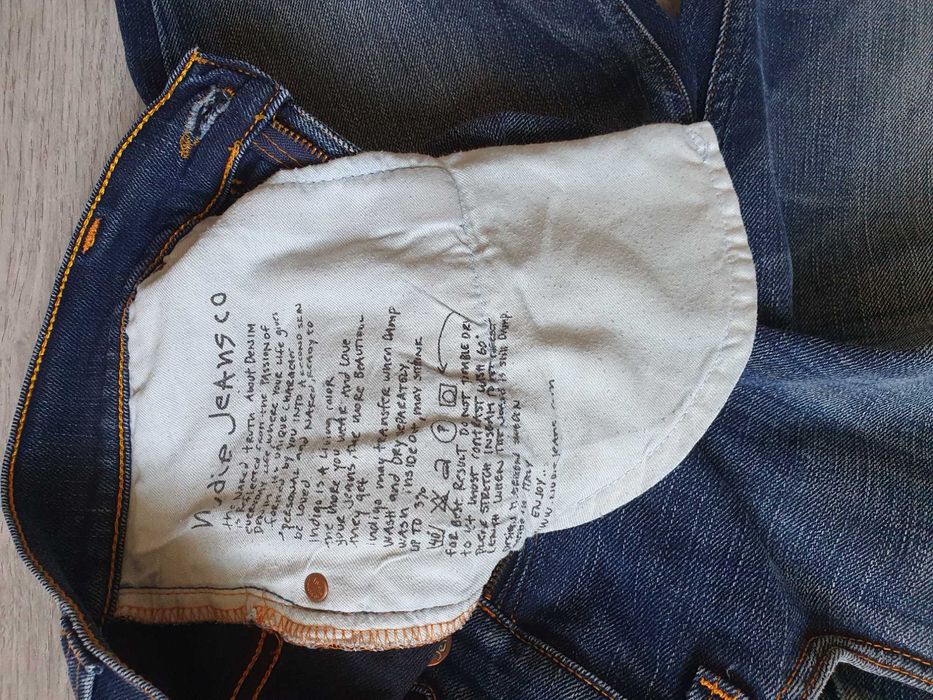 Blugi NUDIE JEANS "Thin Finn" - Marime W31 L34 (Talie 82 cm)