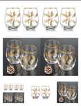 Set 2 pahare Joeyan 500 ml pahare de vin gravate manual