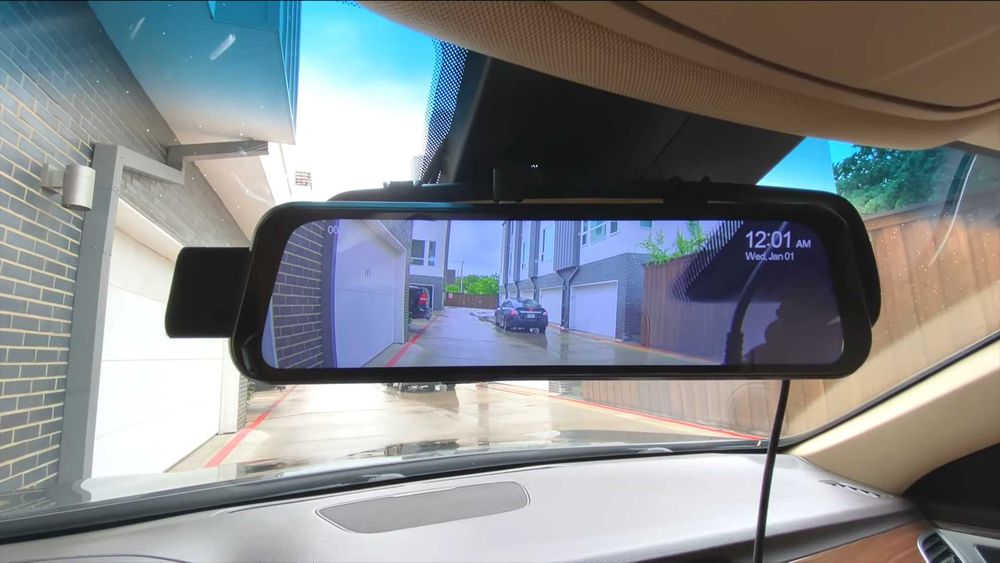Огледало Видеорегистратор с две камери 9.66inch | СARPLAY,Android Auto