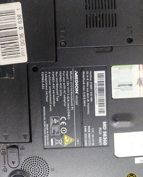 Laptop Medion Akoya i3