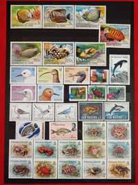 Пощенски марки тема ”Животни”.