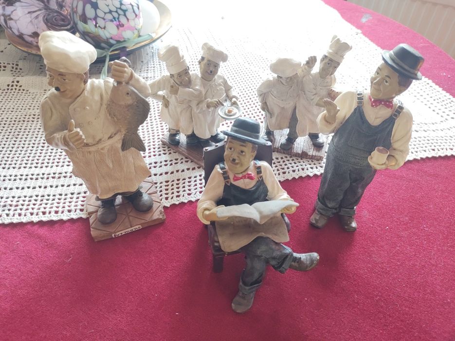 Figurine Colecția Stan și Bran Laurel și Hardy 5 bucăți