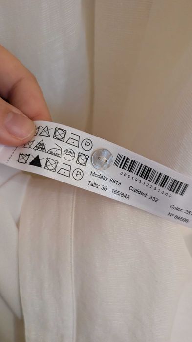 Рокля Massimo Dutti, лен и коприна