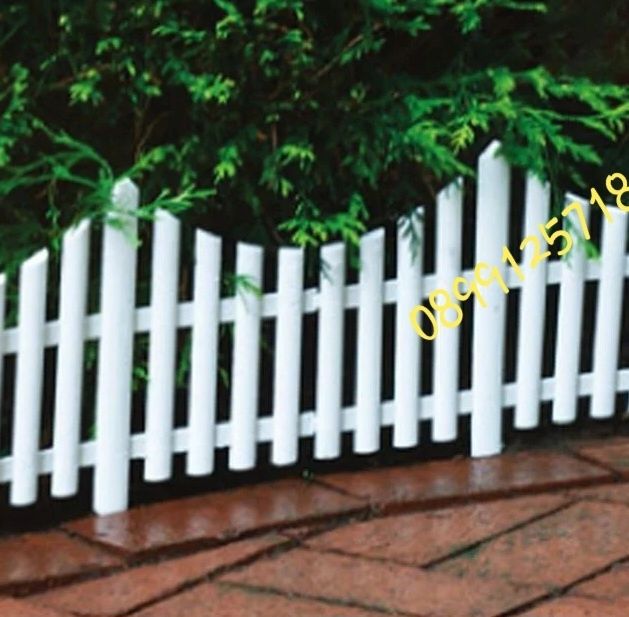 Бяла градинска ограда-240х32 см./декоративна ограда
      
Бяла градин