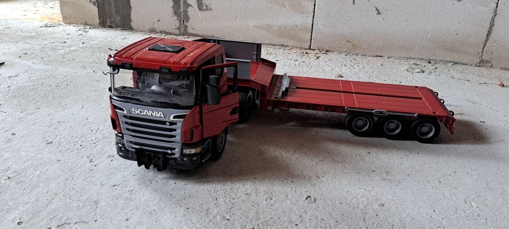 Camion man trailer de  jucărie dimensiune de 87 cm pe 21cm