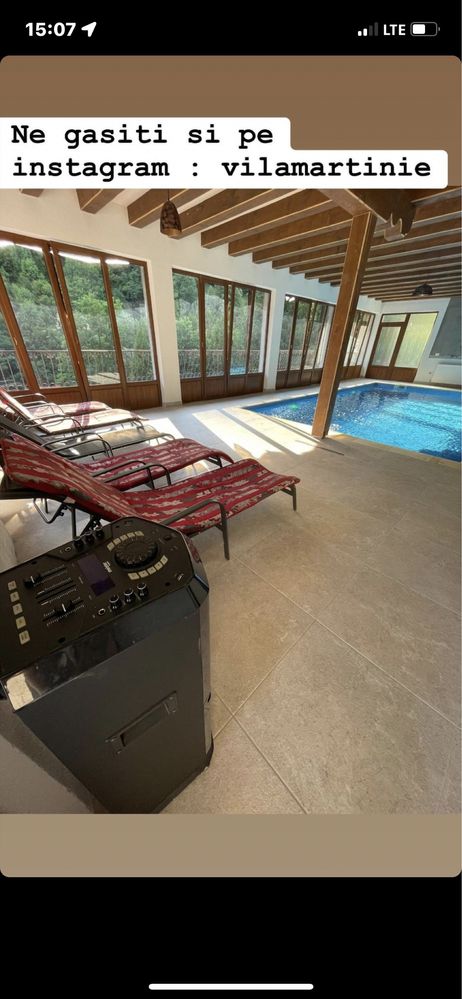 Cabana De Inchiriat cu PISCINA INTERIOARA INCALZITA (spa)‼️