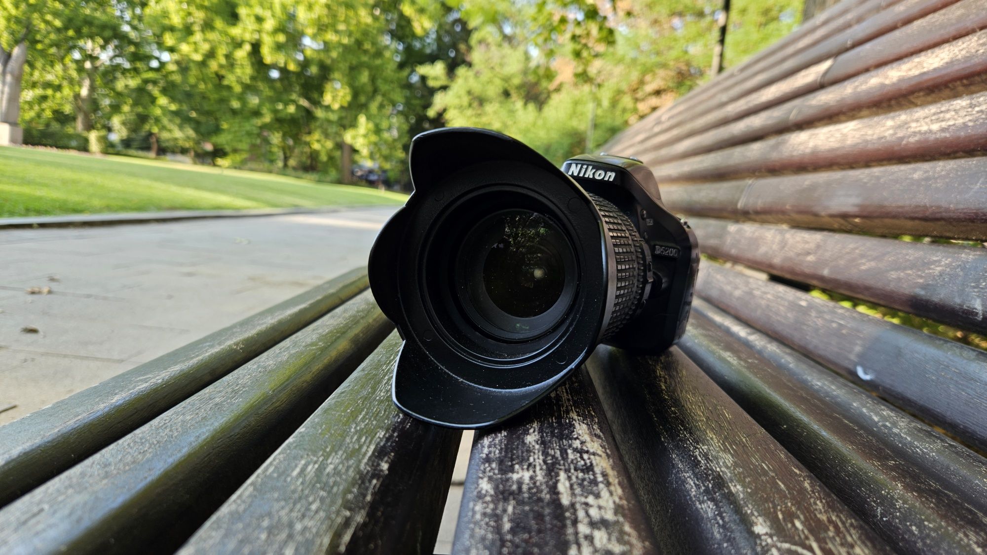 Nikon D5200, обектив 18-105mm
