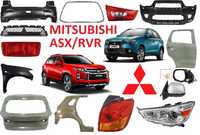 Кузовные детали, капот фара бампер решетка Mitsubishi ASX