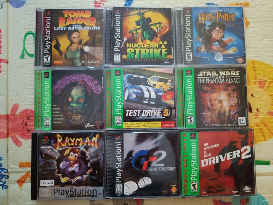 Ps1 игры на дисках лицензионные ntsc/u