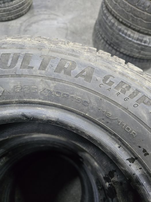 4x 225/70/15C M+S GOODYEAR 2022 Stare excelentă