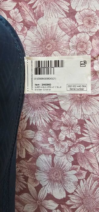 туристически спален чувял