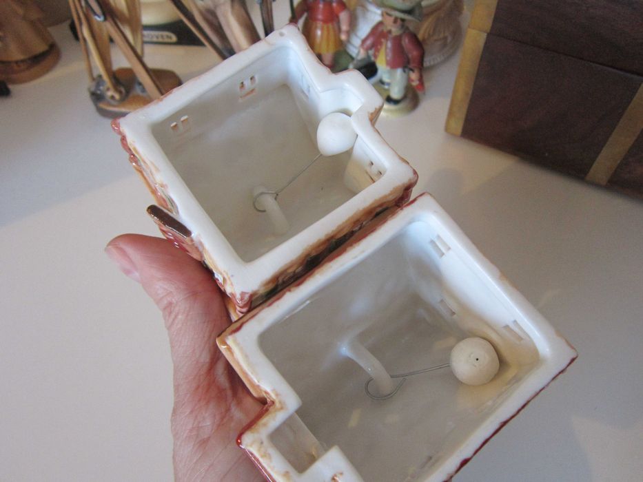 Craciun cadou rar Villeroy &Boch Gingerbread casuta clopotel 1970