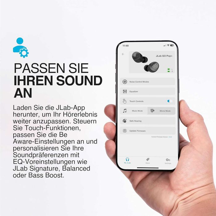 Безжични слушалки JLab - GO Air Pop+