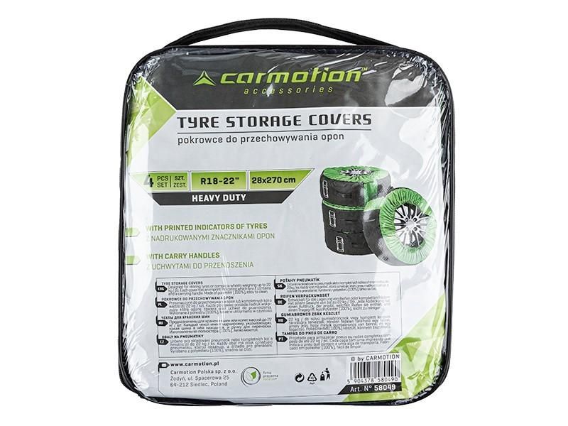 комплект калъфи за джанти или гуми 18 - 22 цола 28x270см,hq 4 бр. ...