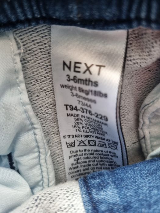 Blugi Next bebe, mărimea 68, 3-6 luni