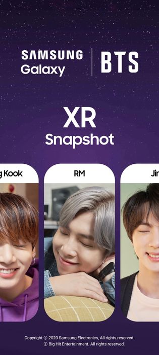 Samsung S20+ BTS edition