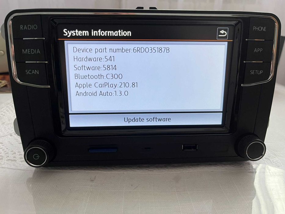 RCD 440 pro vw-Apple CarPlay-Android auto-model Mib2-Rns 510