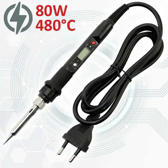 Поялник AIDA A-096, човка 900M, LCD екран, регулиране с бутон