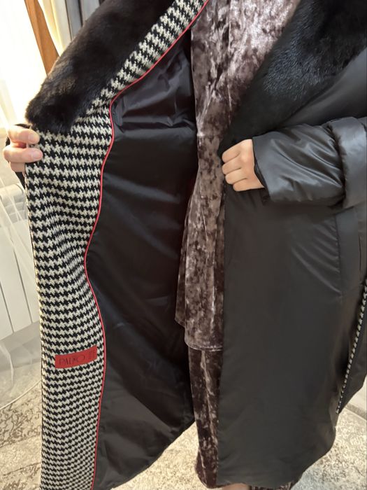 Norka yoqali kurtka yangi. Куртка навая с мехом норки.