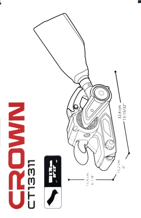 Ленточная шлифовальная машина CROWN CT13311