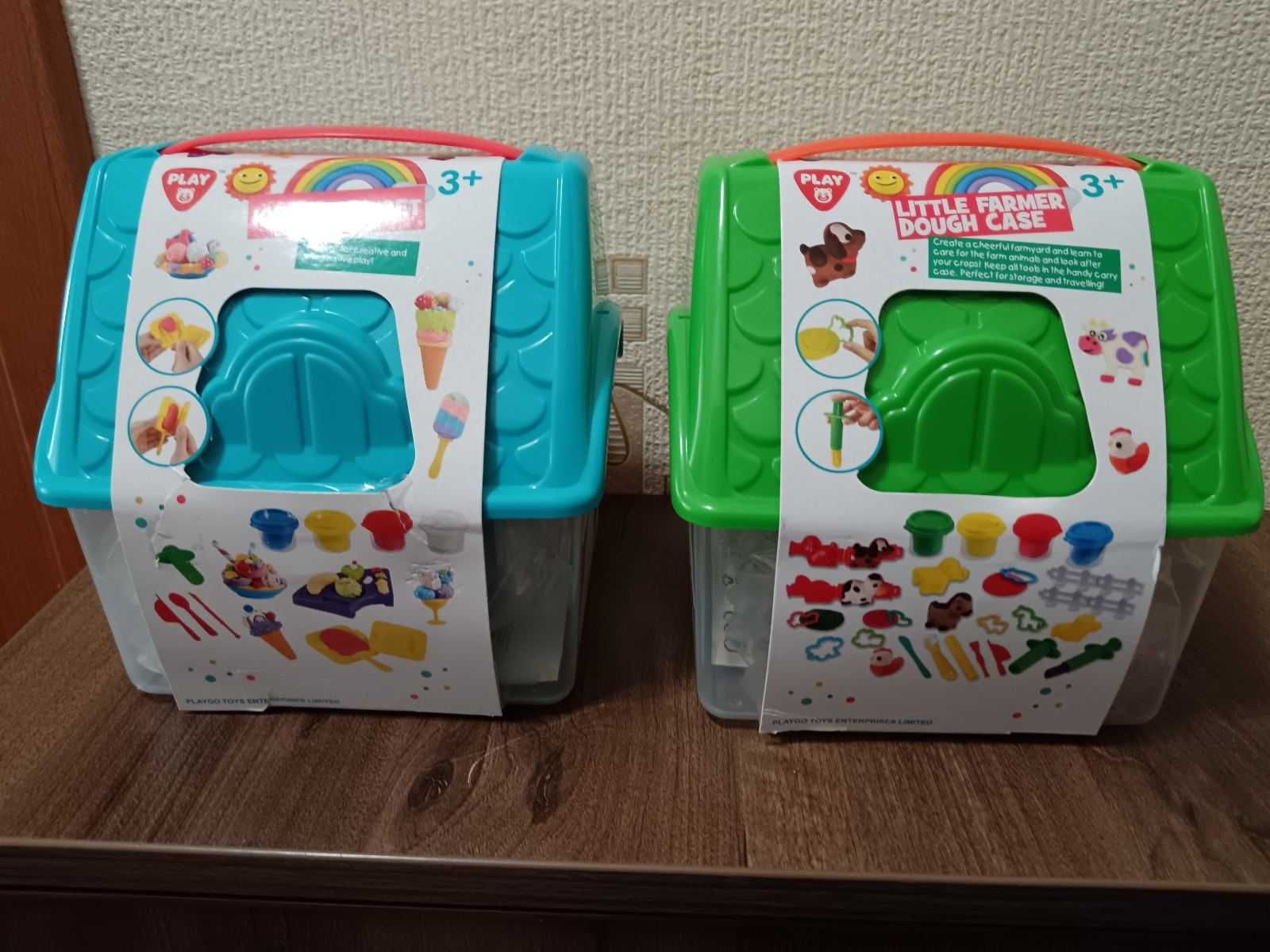 Color mud set.Play Doh комплект-моделиране- пластелин,понички,сладолед
