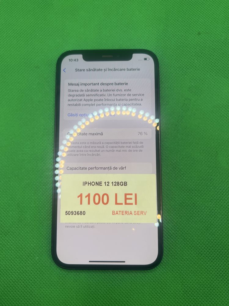 Iphone 12 128Gb • Amanet Lazar Crangasi • 50936•
