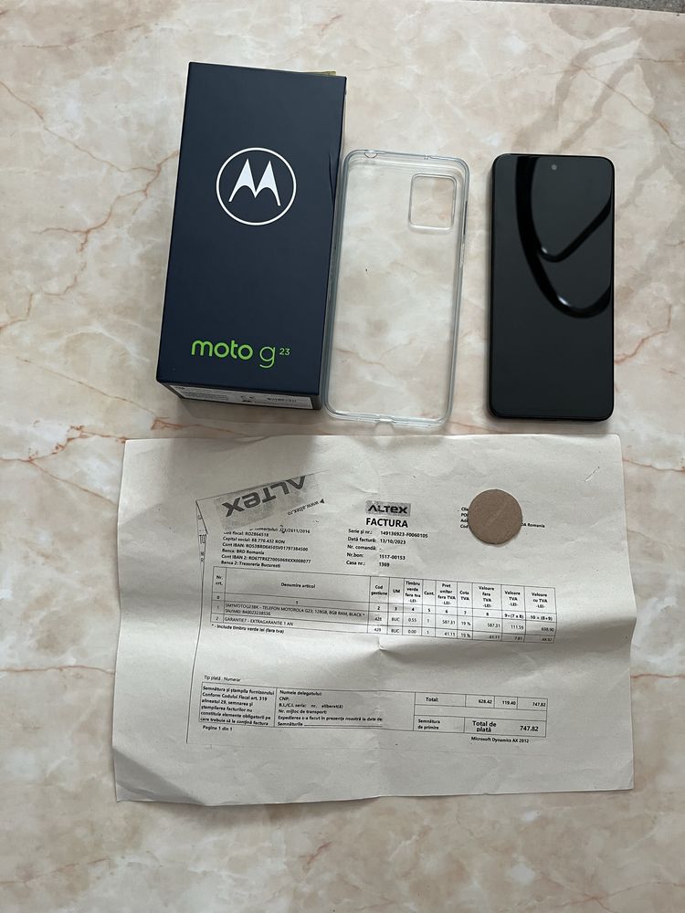 Motorola G23, 128Gb, 8Gb ram cu garantie extinsa