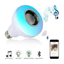 Bec led Smart cu difuzor,12W, dulie normala,Bluetooth,telecomanda