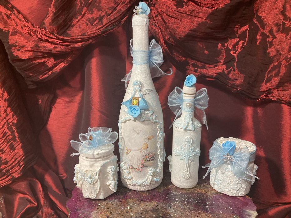 Комплект за кръщене и подаръци за гости